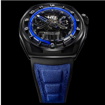 HYT Hastroid Supernova Blue H02754-A Replica Watch