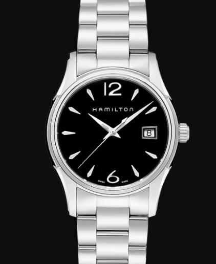 Hamilton Jazzmaster Quartz Watch Lady Black Dial Replica Watch H32351135