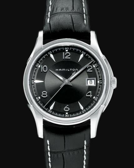 Hamilton Jazzmaster Quartz Watch Gent Black Dial Replica Watch Review H32411735