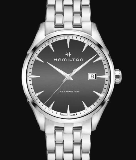 Hamilton Jazzmaster Quartz Watch Gent Grey Dial Replica Watch Review H32451181