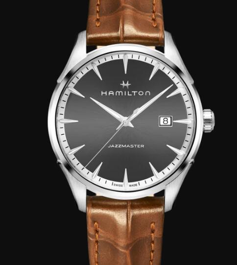 Hamilton Jazzmaster Quartz Watch Gent Grey Dial Replica Watch Review H32451581