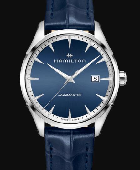 Hamilton Jazzmaster Quartz Watch Gent Blue Dial Replica Watch Review H32451641