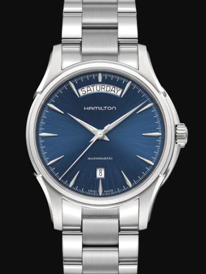 Hamilton Jazzmaster Automatic Watch Day Date Blue Dial Replica Watch Review H32505141