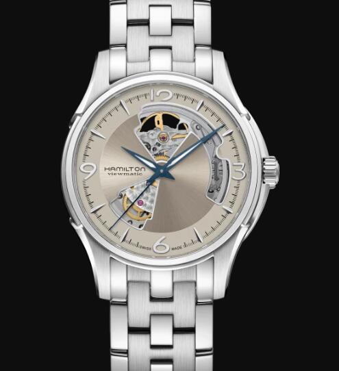 Hamilton Jazzmaster Automatic Replica Watch Review Open Heart Silver Dial Stainless steel Bracelet H32565121