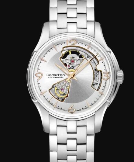 Hamilton Jazzmaster Automatic Replica Watch Review Open Heart Silver Dial H32565155