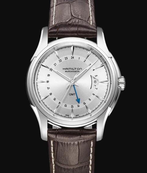 Hamilton Jazzmaster Automatic Watch Traveler GMT Silver Dial Replica Watch Review H32585551