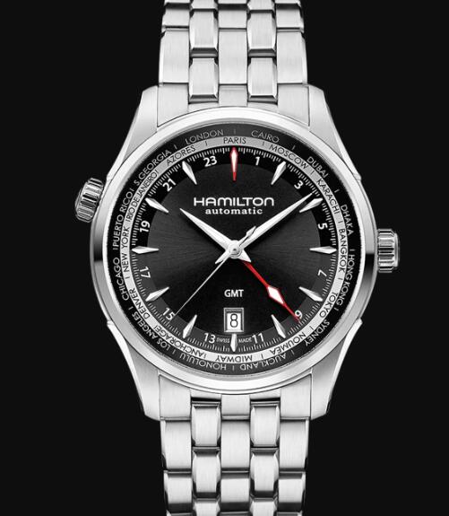 Hamilton Jazzmaster Automatic Watch GMT Black Dial Replica Watch Review H32695131