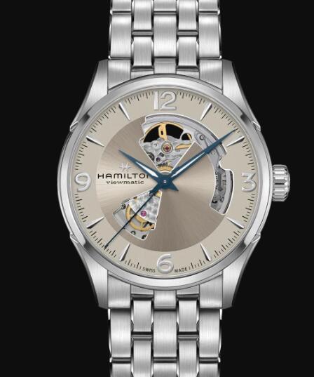 Hamilton Jazzmaster Automatic Replica Watch Review Open Heart Silver Dial Stainless steel Bracelet H32705121