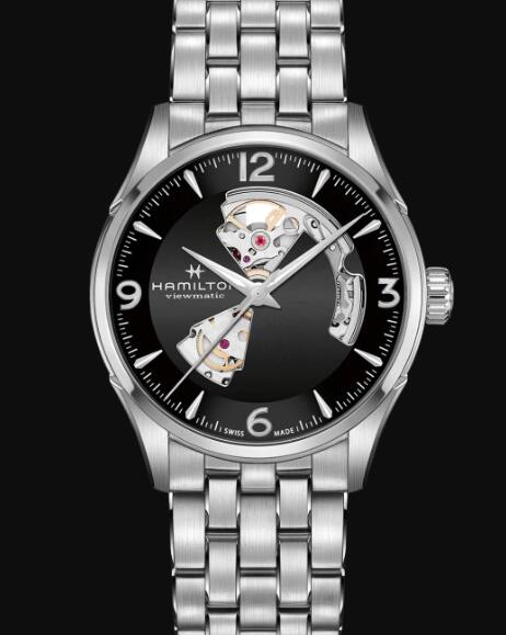 Hamilton Jazzmaster Automatic Replica Watch Review Open Heart Black Dial H32705131