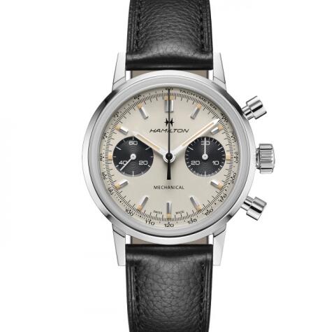 Replica Hamilton Intra-Matic Chronograph H Stainless Steel / White Watch H38429710