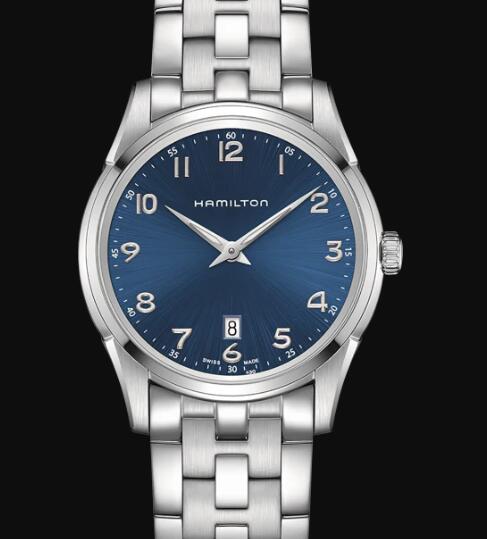 Hamilton Jazzmaster Quartz Watch Thinline Blue Dial Replica Watch Review H38511143