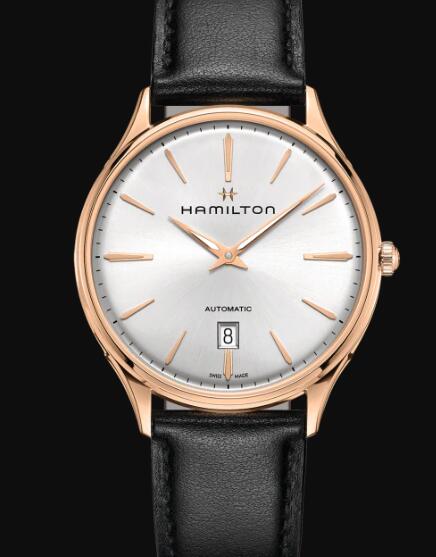 Hamilton Jazzmaster Automatic Watch Thinline Gold Silver Dial Replica Watch Review H38545751