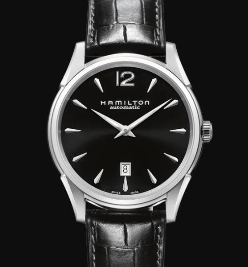 Hamilton Jazzmaster Automatic Watch Slim Black Dial Replica Watch Review H38615735
