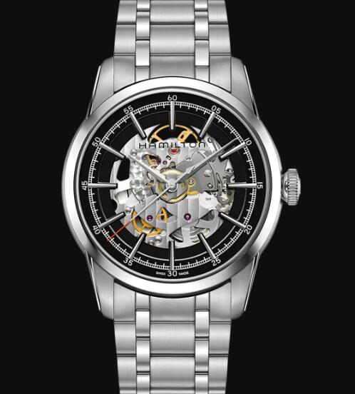 Hamilton American Classic RailRoad Skeleton Automatic Watch Replica Cheap Price H40655131