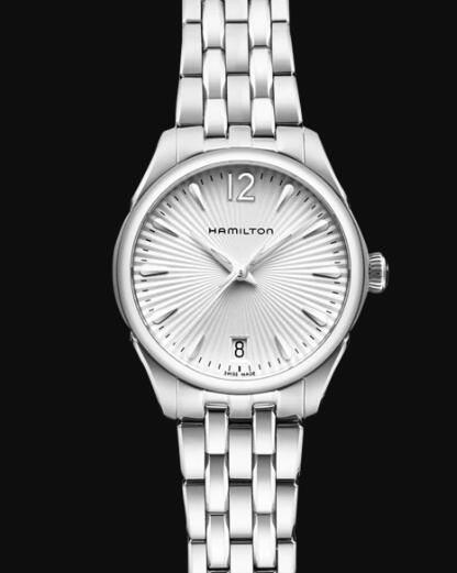 Hamilton Jazzmaster Quartz Watch Lady Silver Dial Replica Watch H42211155
