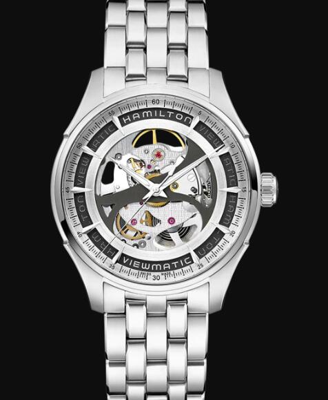 Hamilton Jazzmaster Automatic Watch Viewmatic Skeleton Gent Silver Dial Replica Watch Review H42555151