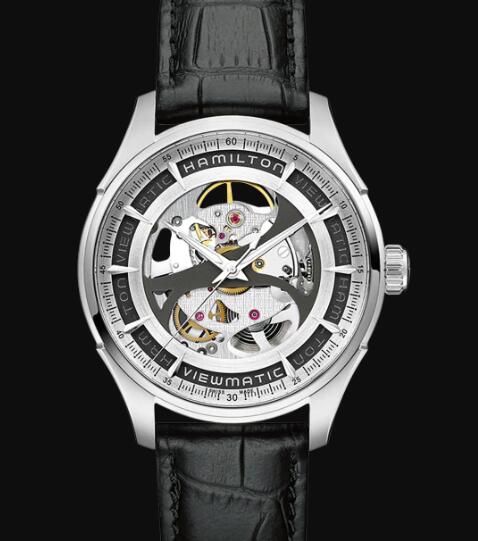 Hamilton Jazzmaster Automatic Watch Viewmatic Skeleton Gent Silver Dial Replica Watch Review H42555751