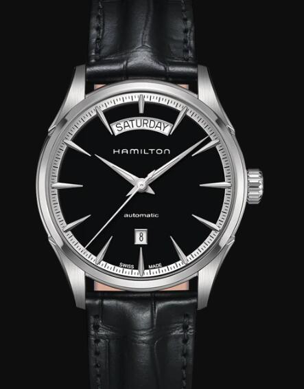 Hamilton Jazzmaster Automatic Watch Day Date Black Dial Replica Watch Review H42565731