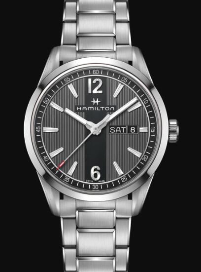 Hamilton Broadway Quartz Watch Day Date - Black Dial Review Replica Cheap Price H43311135