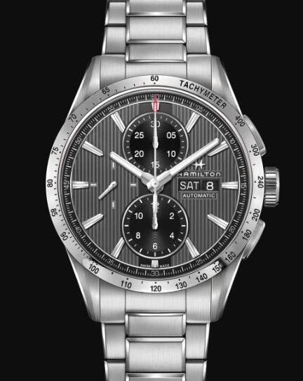 Hamilton Broadway Chronometer Watch - Black Dial Review Replica Cheap Price H43516131