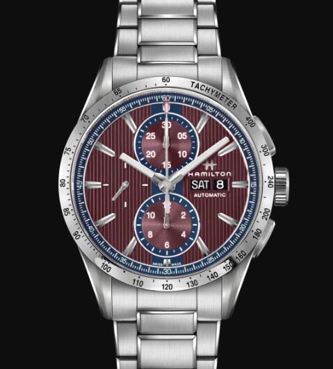 Hamilton Broadway Chronometer Watch - Aubergine Dial Review Replica Cheap Price H43516171