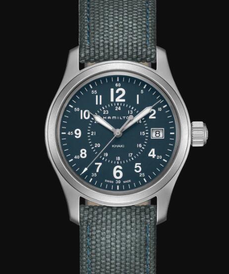 Hamilton Khaki Field Quartz Watch Blue Dial Replica Watch H68201943