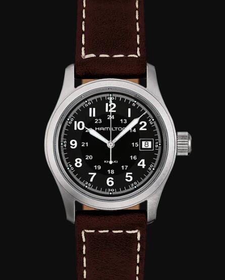 Hamilton Khaki Field Quartz Watch Black Dial Replica Watch H68311533