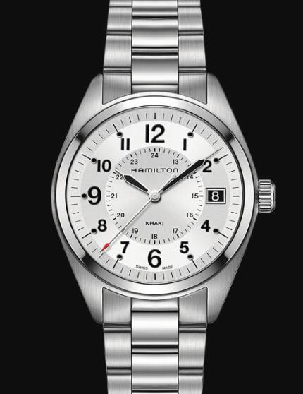 Hamilton Khaki Field Quartz Watch Silver Dial Replica Watch H68551153