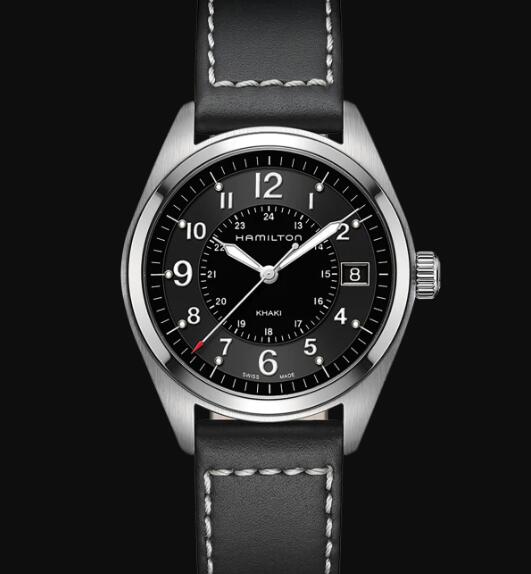 Hamilton Khaki Field Quartz Watch Black Dial Replica Watch H68551733