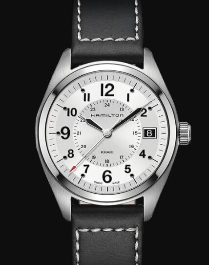 Hamilton Khaki Field Quartz Watch Silver Dial Replica Watch H68551753