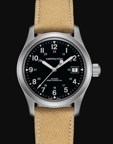 Hamilton Khaki Field Mechanical Watch Black Dial Replica Watch H69419933