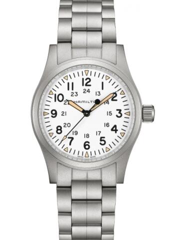 Hamilton Khaki Field Mechanical 38 White Bracelet H69439111 Replica Watch
