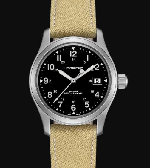 Hamilton Khaki Field Mechanical Watch Black Dial Replica Watch H69439933