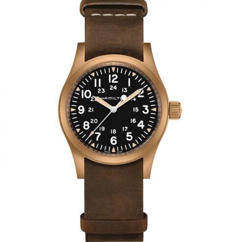 Hamilton Khaki Field Mechanical 38 Bronze Replica Watch H69459530