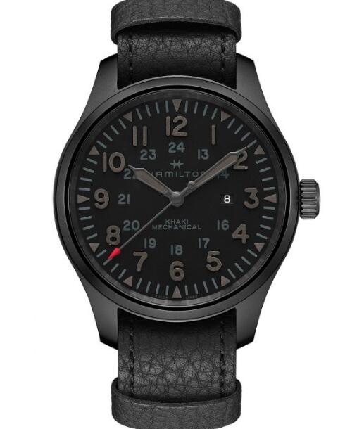 Hamilton Khaki Field Mechanical Watch Black Dial Replica Watch H69809730