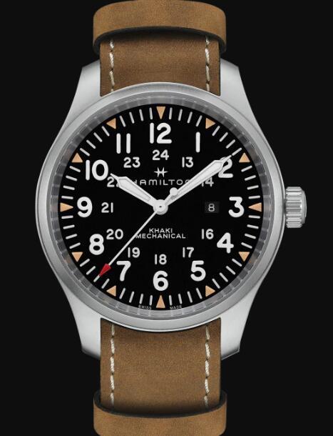 Hamilton Khaki Field Mechanical Watch Black Dial Replica Watch H69819530