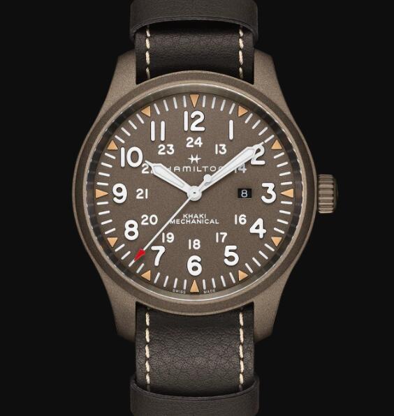 Hamilton Khaki Field Mechanical Watch Green Dial Replica Watch H69829560