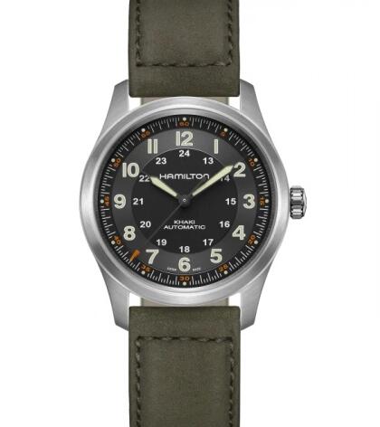 Hamilton Khaki Field Titanium Auto 38 Black Replica Watch H70205830