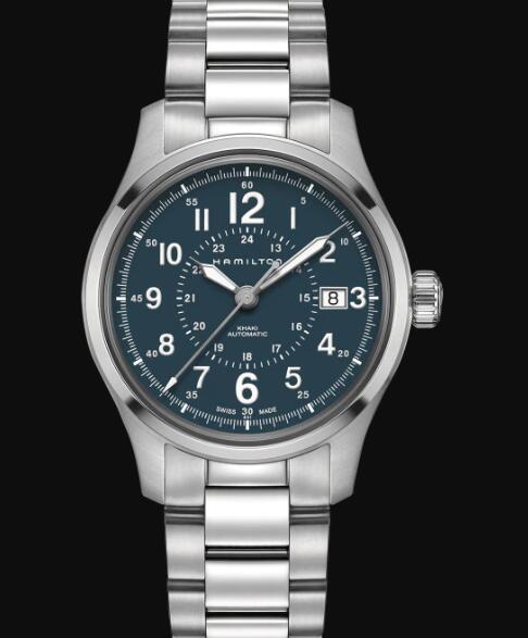 Hamilton Khaki Field Automatic Watch Blue Dial Replica Watch H70305143