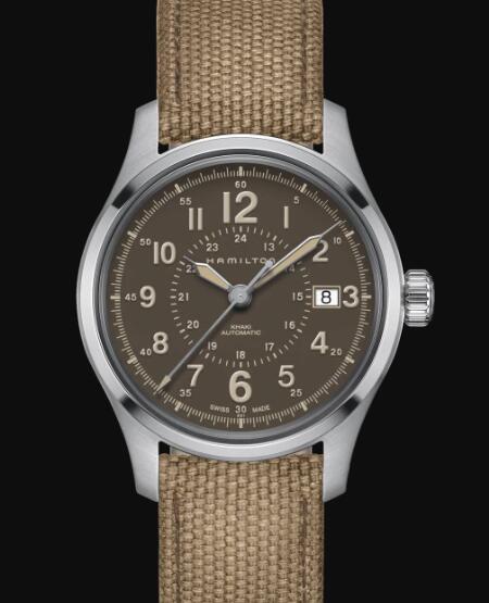 Hamilton Khaki Field Automatic Watch Brown Dial Replica Watch H70305993