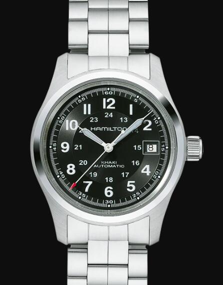 Hamilton Khaki Field Automatic Watch Black Dial Replica Watch H70455133