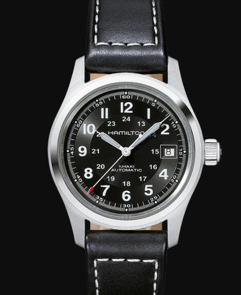 Hamilton Khaki Field Automatic Watch Black Dial Replica Watch H70455733