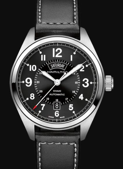 Hamilton Khaki Field Automatic Watch Day Date Black Dial Replica Watch H70505733