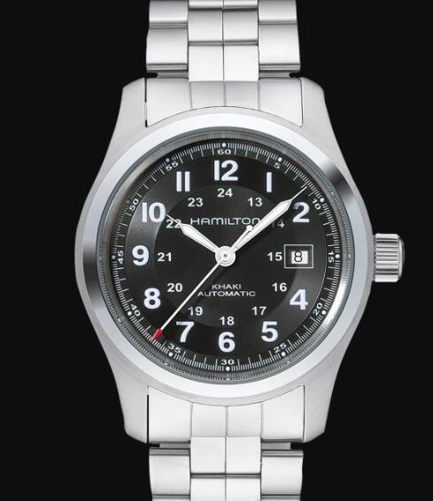 Hamilton Khaki Field Automatic Watch Black Dial Replica Watch H70515137
