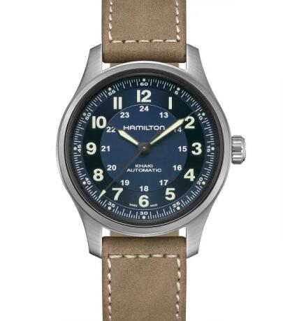 Hamilton Khaki Field Titanium Auto Blue Replica Watch H70545540