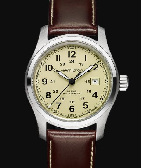 Hamilton Khaki Field Automatic Watch Beige Dial Replica Watch H70555523