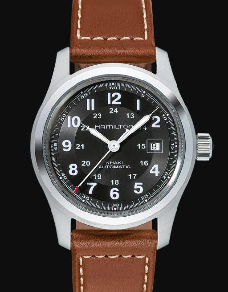 Hamilton Khaki Field Automatic Watch Black Dial Replica Watch H70555533