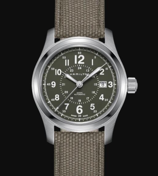 Hamilton Khaki Field Automatic Watch Green Dial Replica Watch H70605963