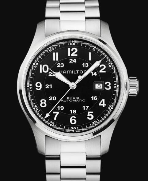 Hamilton Khaki Field Automatic Watch Black Dial Replica Watch H70625133