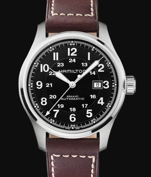 Hamilton Khaki Field Automatic Watch Black Dial Replica Watch H70625533